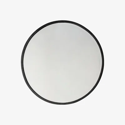 Pagazzi Higgins Round Mirror Black 80cmx80cm