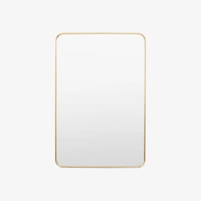Pagazzi Holworth Rectangular Gold Mirror