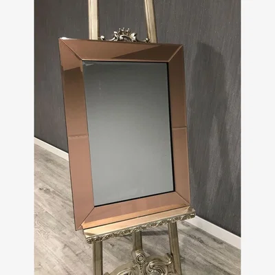 Pagazzi Triangle 70x50cm Rose Gold Mirror