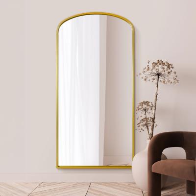 The Range The Angustus Gold Arch Mirror - Gold