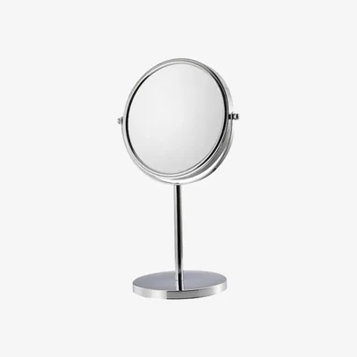 The Range 1X - 5X Magnification Double Sided Makeup Mirror - silver
