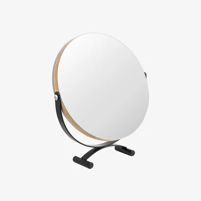 The Range Cosmetic Rotating Mirror - Black