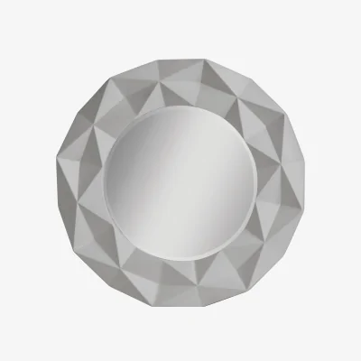 The Range Trento Black Rectangular Wall Mirror - Grey