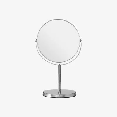 The Range Marisha Silver Effect Metal Swivel Table Mirror