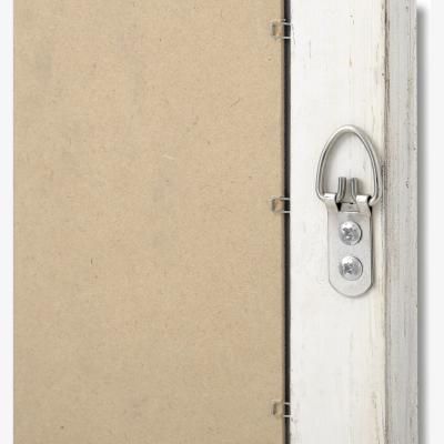 The Range Refined Narrow Wall Mirror With Classic Detailing - White