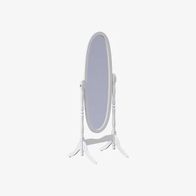 The Range Nishano Cheval Mirror - White / 41cm