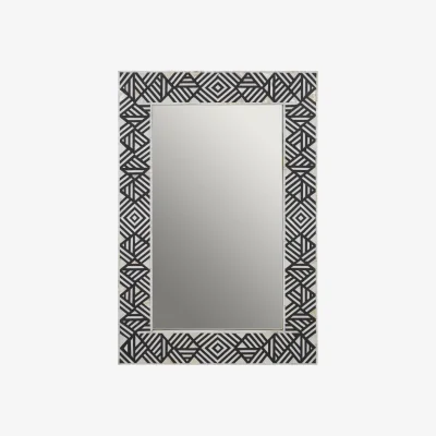 The Range Kensington Townhouse Square Wall Mirror - Grey