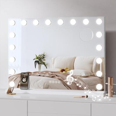 The Range Neche Bluetooth Hollywood Vanity Mirror 80X60CM - White
