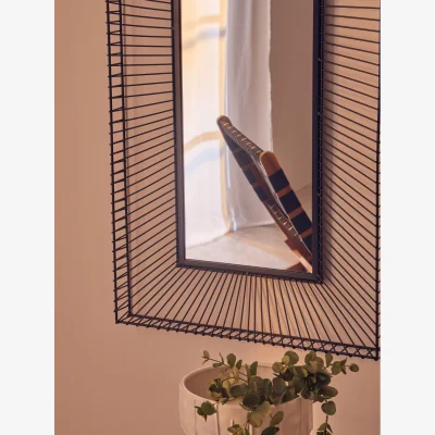 The Range Rio Wall Mirror - Black