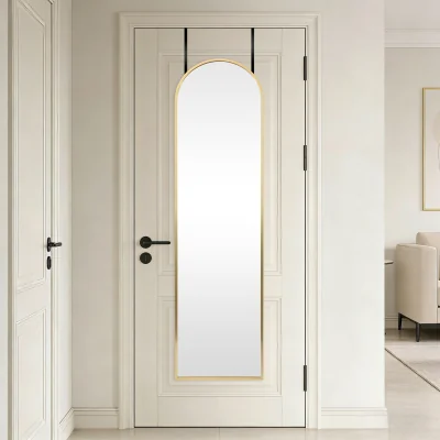 The Range Arch Over the Door Mirror - Gold