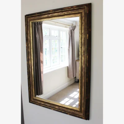 The Range Roma Accent Mirror in Roma Gold - Yellow / 114cm