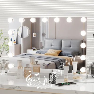 The Range Dimmable LED Makeup Mirror - White