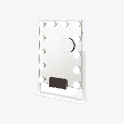 The Range Hollywood Vanity Mirror with Lights Lighted Makeup Mirror - white