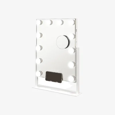 The Range Hollywood Vanity Mirror with Lights Lighted Makeup Mirror - white