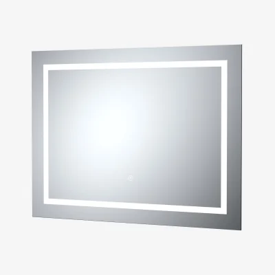 The Range Landscape LED Illuminated Touch Sensor Mirror Demister 800x 500mm - Chrome