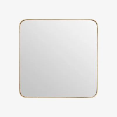 The Range Milania Etched Border Wall Mirror - Gold