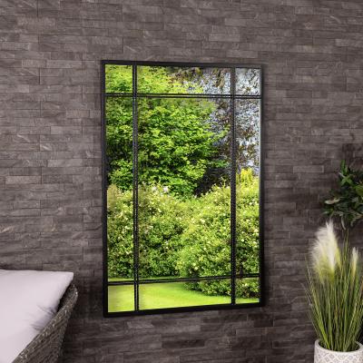 The Range Helsinki Wall Mounted Mirror - Black