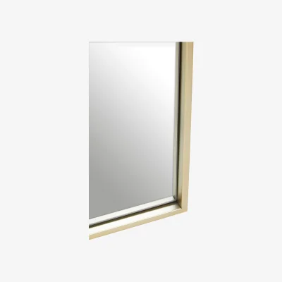 The Range Lulu Antique Finish Rectangular Wall Mirror - Gold