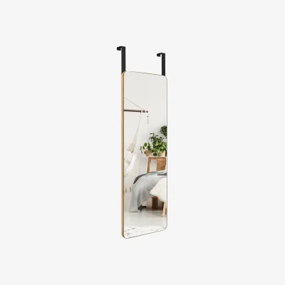 The Range Rectangle Wall Mounted Mirror - Brown