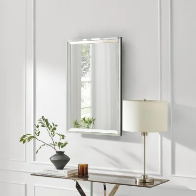 The Range Roux Large Rectangle 90x60cm Wall Mirror - Mirror