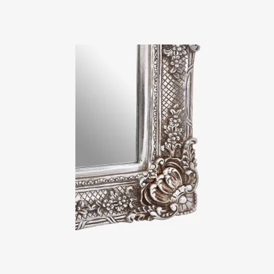 The Range Templar Pewter Finish Wall Mirror - Silver