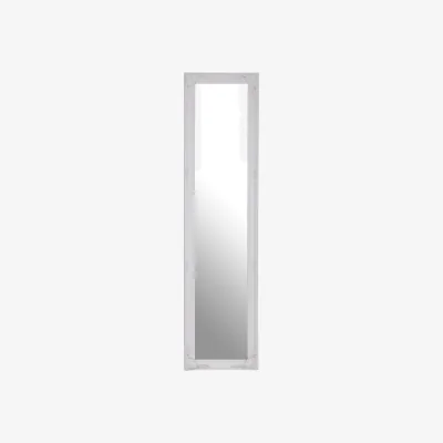 The Range Elizabeth White Floor Standing Mirror - White