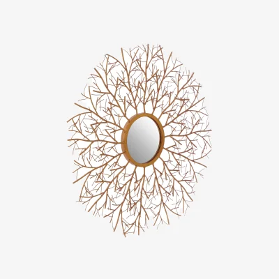 The Range Zariah Twig Wall Mirror - Gold