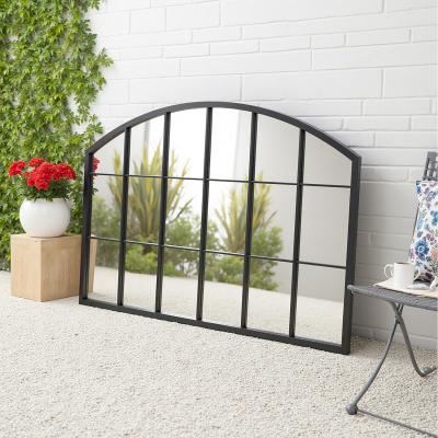The Range Grid Design Lumina Arc Wall Mirror - Black