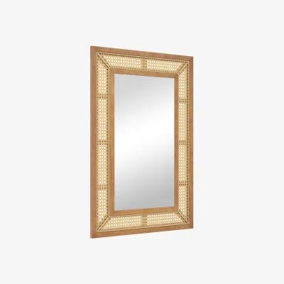 The Range Bathroom Hanging Mirror - Natural