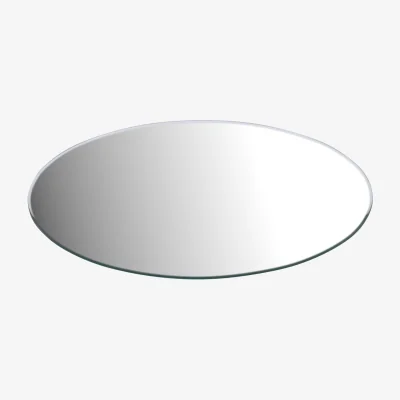 The Range Round Mirror Finish Candle Holder - Silver