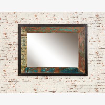 The Range Urban Chic Mirror  large (Hangs landscape or portrait) - Multiple colours in the timber