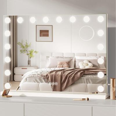 The Range 80x60 cm Hollywood Vanity Mirror with 18 LED, 3 Lighting Modes - White