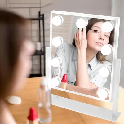 The Range GloBrite Hollywood Vanity Mirror with Lights - White