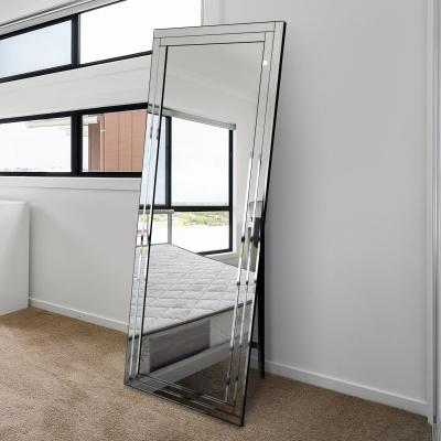 The Range MirrorOutlet Luxford  Beveled Free Standing Cheval Dress Mirror 170cm x 58cm - All Glass