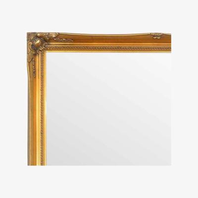 The Range MirrorOutlet Antique Design Gold Beaded Mirror 102 x 72cm - Gold