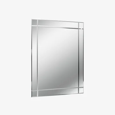 The Range Cassini Wall Mounted Extending Square Mirror - Silver
