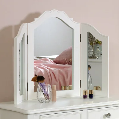 The Range Tabletop Vanity Mirror - White