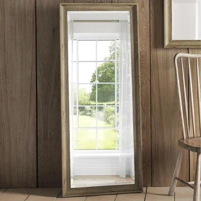 The Range Fraser Oak Effect Full Length Mirror - Brown