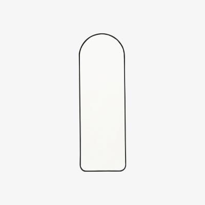 The Range HomeScape Wall Mounted Metal Frame Arch Full Length Mirror - Black