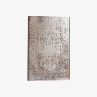 The Range Antique Etched Foxed Wall Art Mirror - Antique Bronze