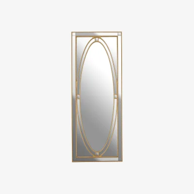 The Range Gavra Gold Frame Wall Mirror