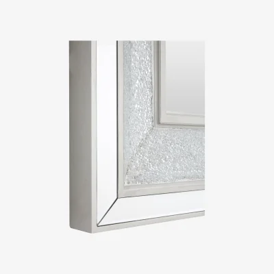 The Range Brussels Baroque Rectangle Gold Wall Mirror - Silver