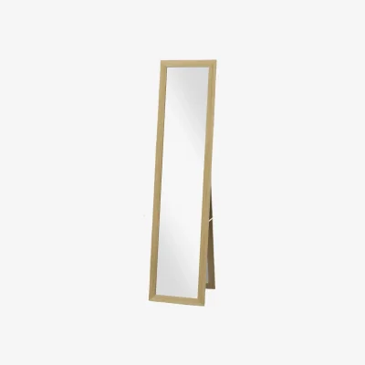 The Range Rustic Full Length Mirror Freestanding Or Hanging - Natural Brown