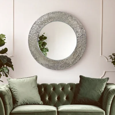 The Range Simi Wall Mirror - Silver