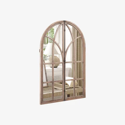 The Range Farmhouse Wall Mounted Decorative Mirror - Natural