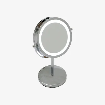 The Range 5x Magnifying Illuminated LED Makeup Cosmetic Shaving Mirror - Silver