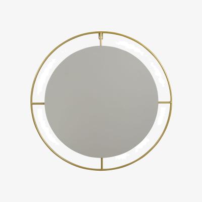 The Range Circle Frame Mirror - Gold