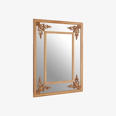 The Range Riza Large Bubble Effect Wall Mirror - Gold