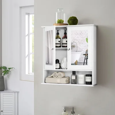The Range Storage Mirror  - White