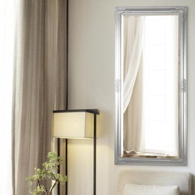 The Range MirrorOutlet Silver Full Length Wall Mounted Mirror 160 x 73cm - Grey
